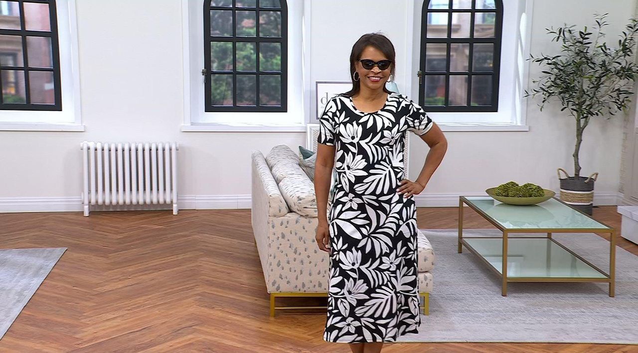 jersey draped dress Normal Jersey Draped Midi Dress in Umber L main image 0