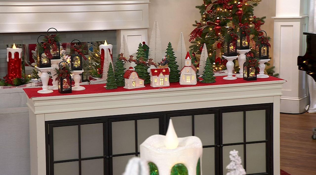 ShWk 8/18 Illuminated Santa in Flight by Valerie - QVC.com