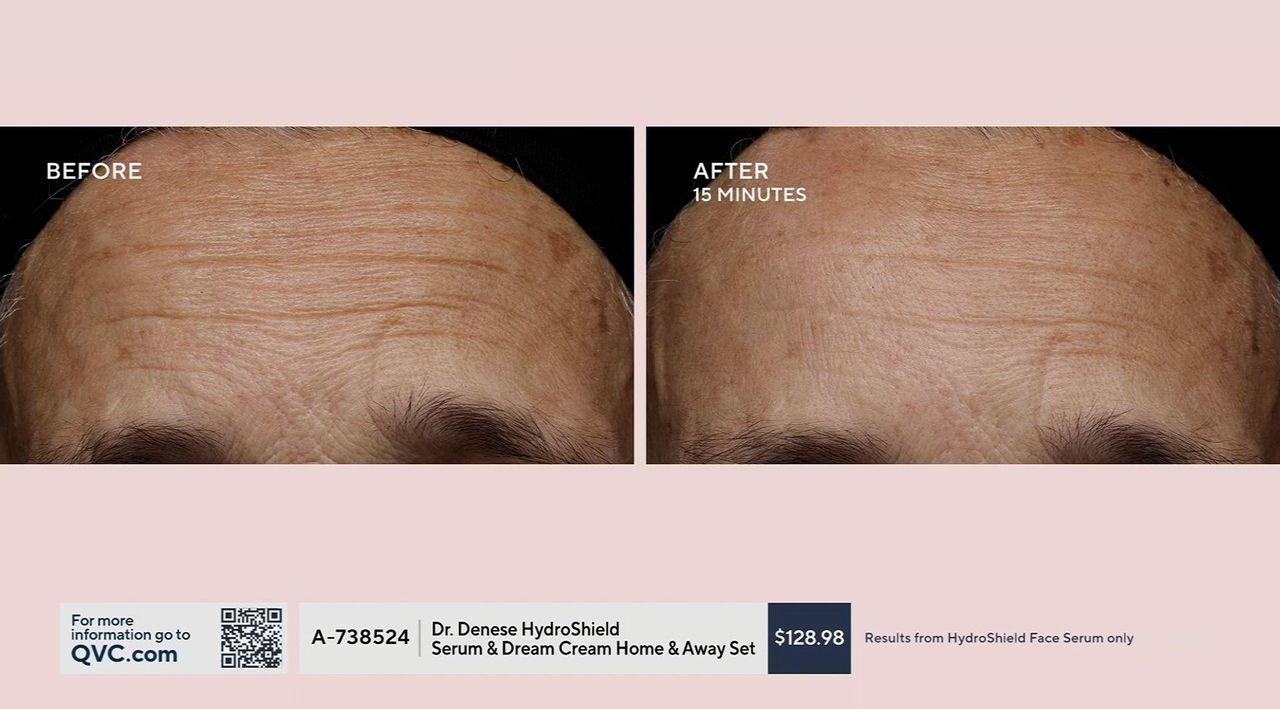 Dr.Denese HydroShield Serum & Dream Cream 4pc Home & Away Set