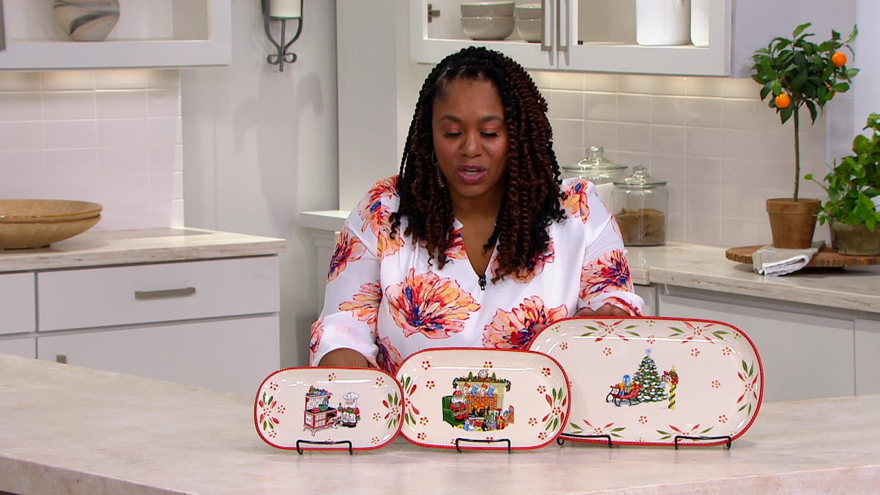 Nifty Small & Large Countertop Appliance Rolling Trays on QVC