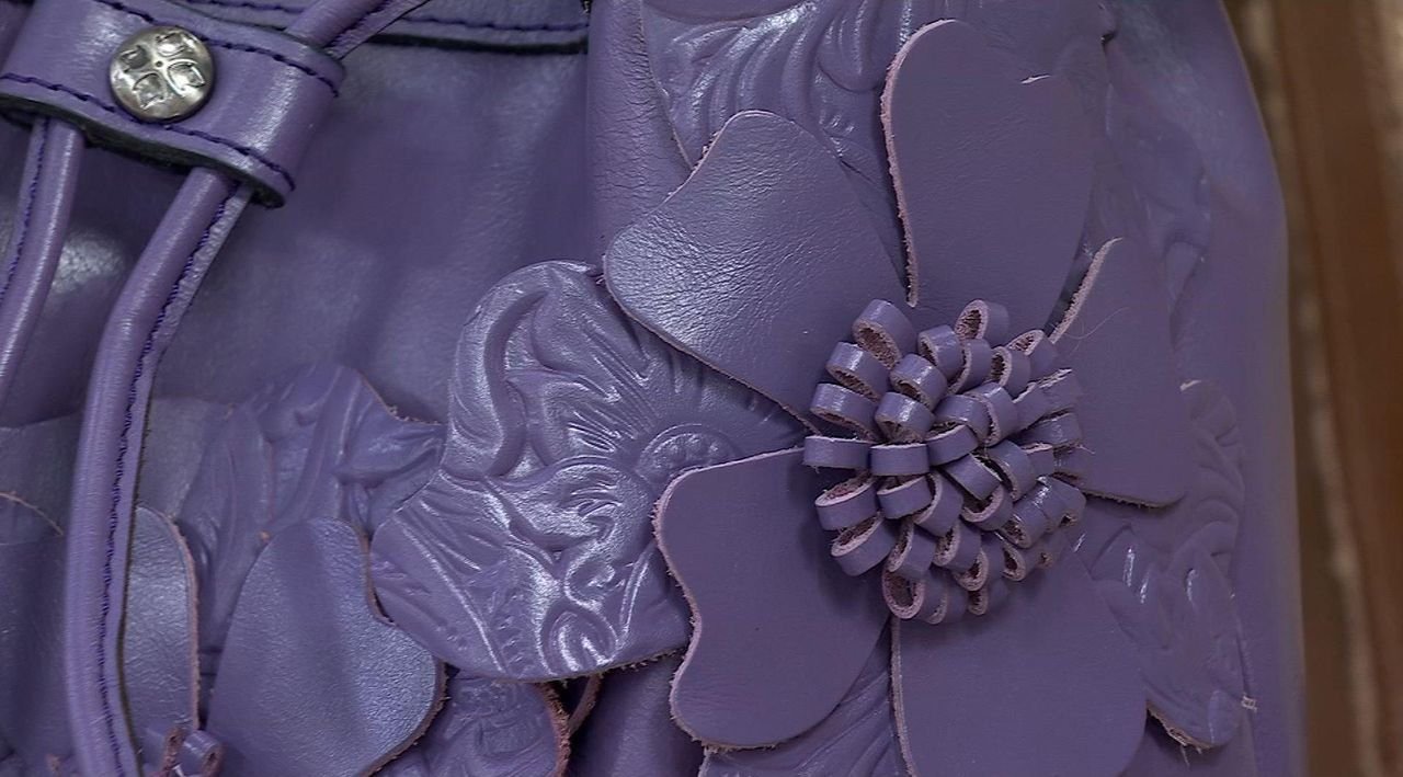 Patricia Nash Floral Applique Leather Elisa Bucket Bag - QVC.com