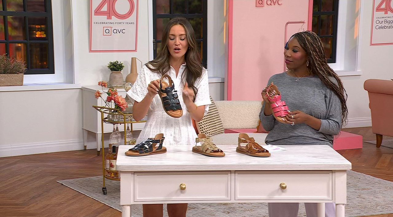 Miz Mooz Leather Gladiator Sandals - Marny - QVC.com