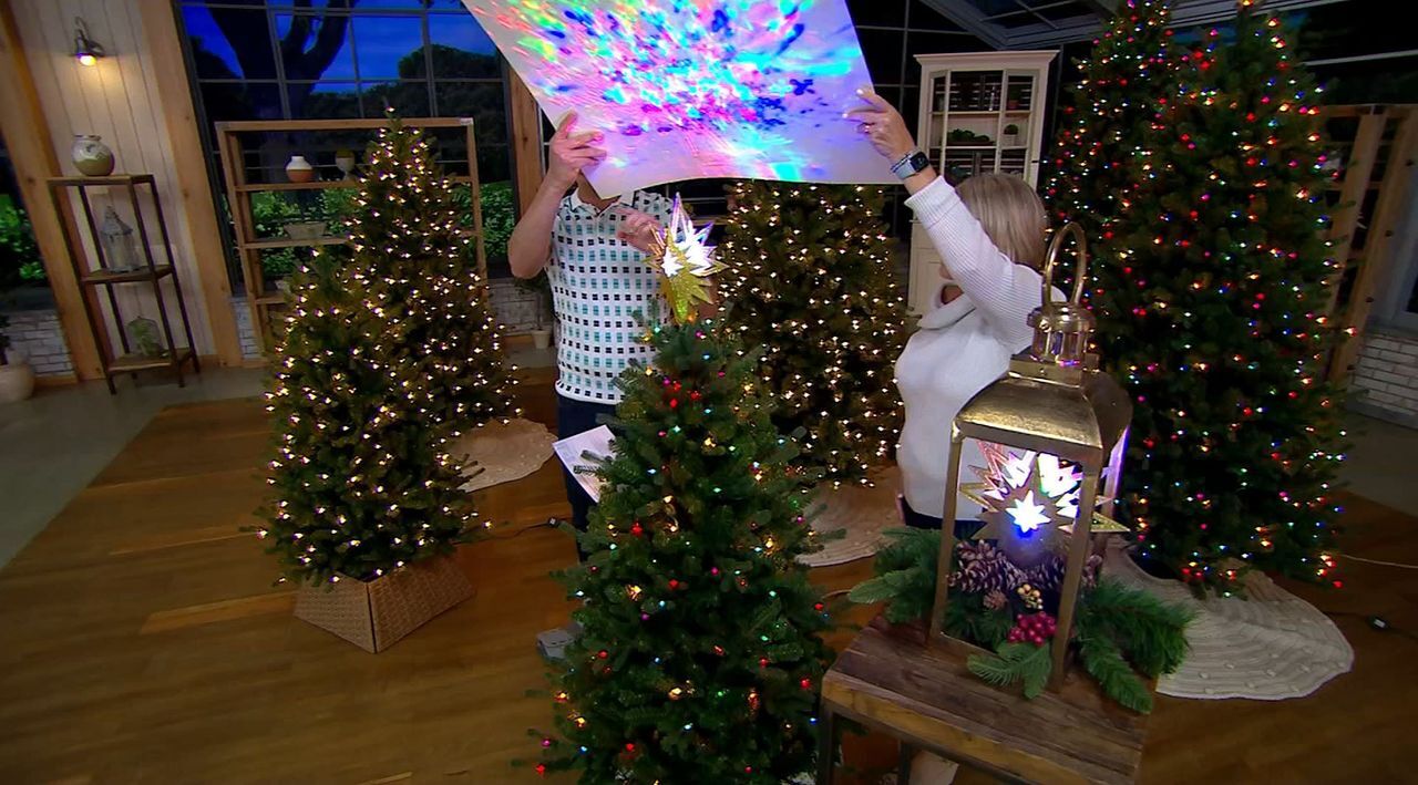 qvc christmas projector