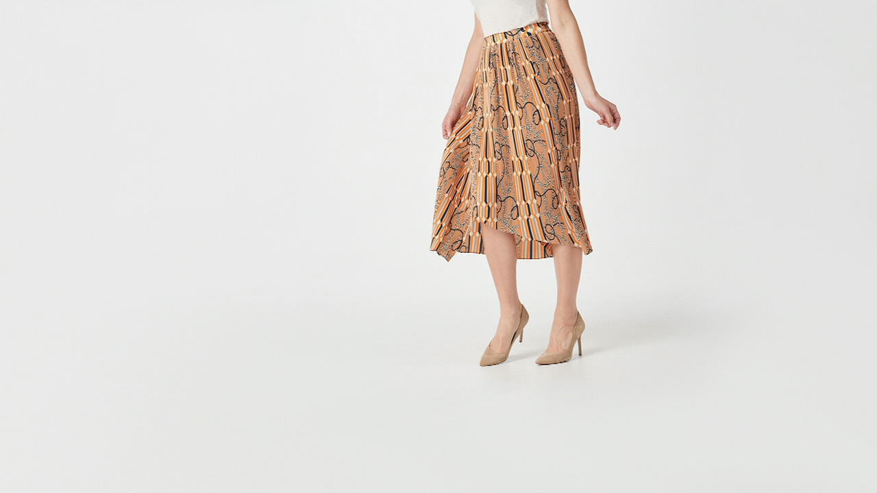 checkered skirt costume