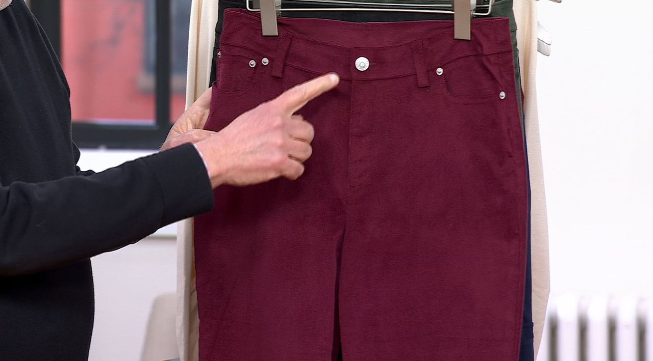 Qvc denim and 2024 company corduroy pants