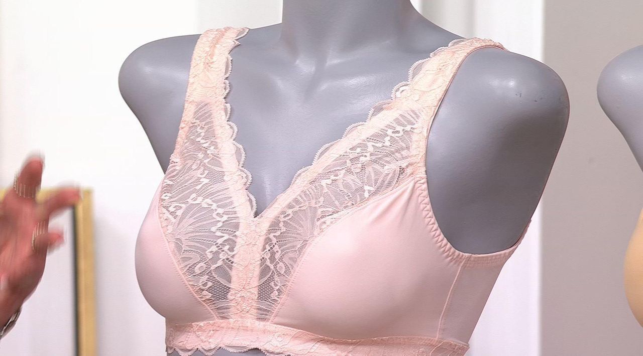 Breezies Soft Support Lace Wirefree Unlined Bra Set of 3 - QVC.com