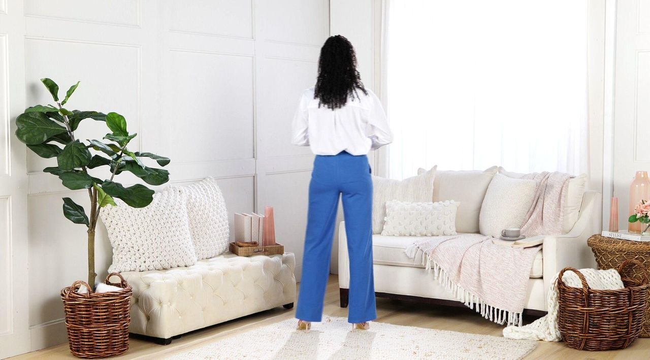 Women with Control Regular Wide Leg St Tropez Twill Pants