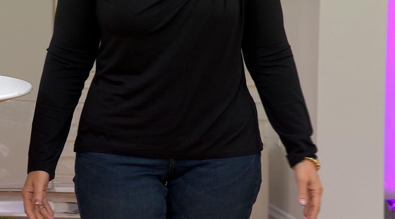 Women with Control Knit Twist Detail Top - QVC.com