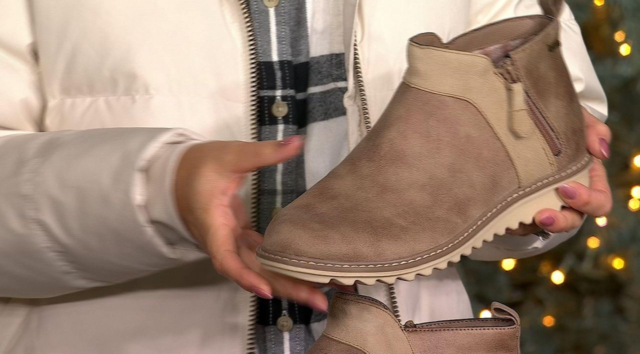 Skechers Arch Fit Mojave Ankle Boots - Indefinite - QVC.com
