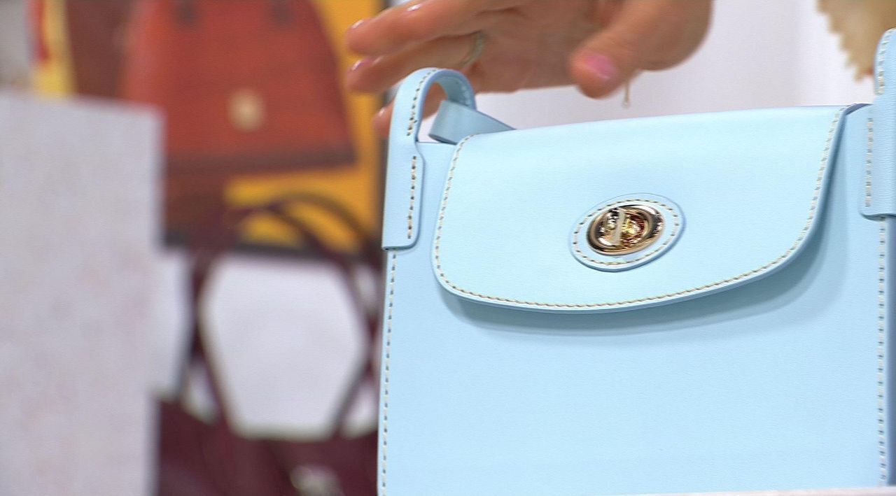 Dooney & Bourke Smooth Leather Pinky Crossbody - QVC.com