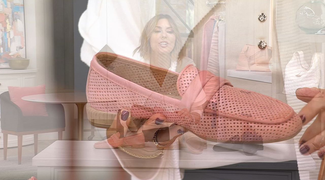 イタリア製 Ozvaldo Pericoli サイズ40 Pikolinos Leather Perforated Loafers - Almeria - QVC.com