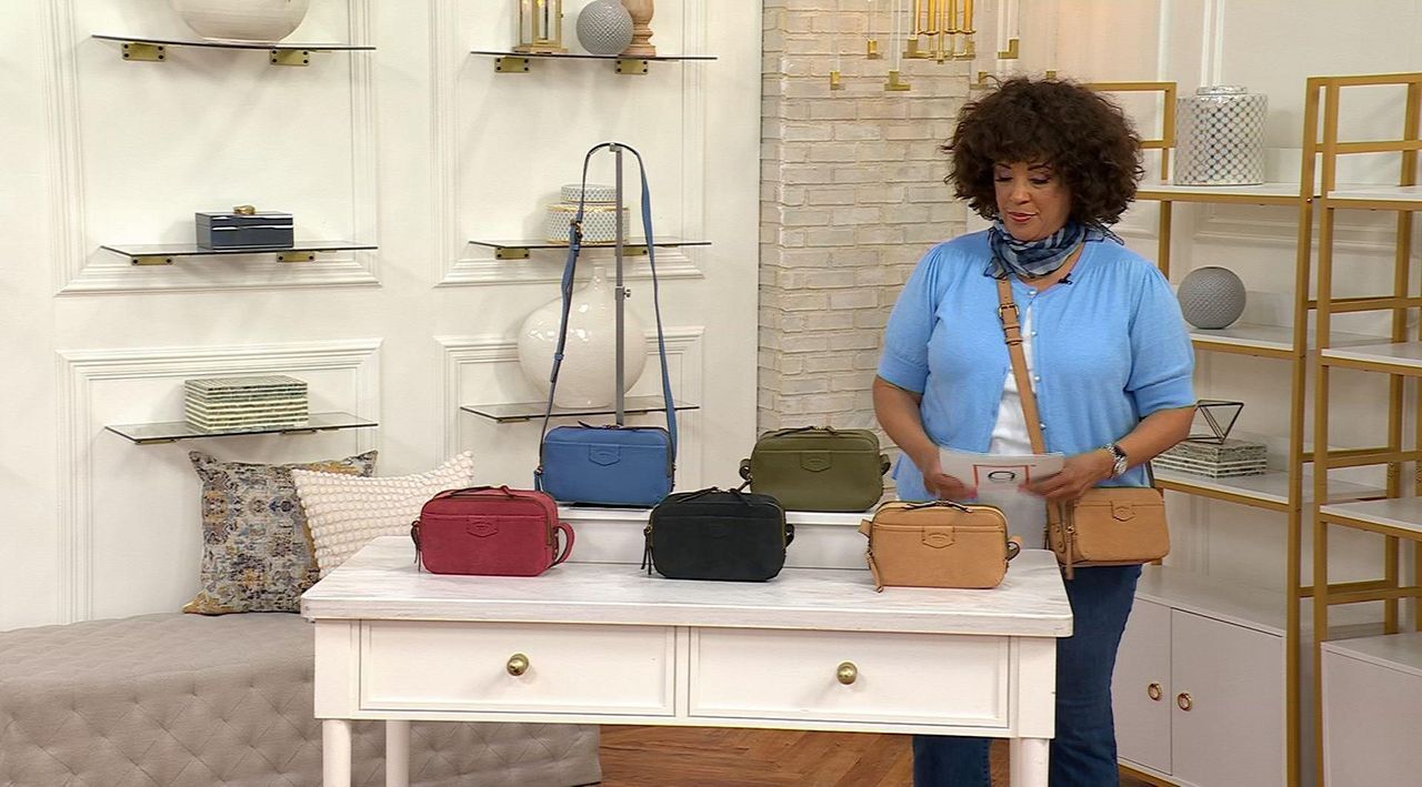 demmy様2点同梱専用 ほぼ未使用American Leather co 本革 American Leather Co. S/2 Leather Cleveland Crossbody Bag - QVC.com