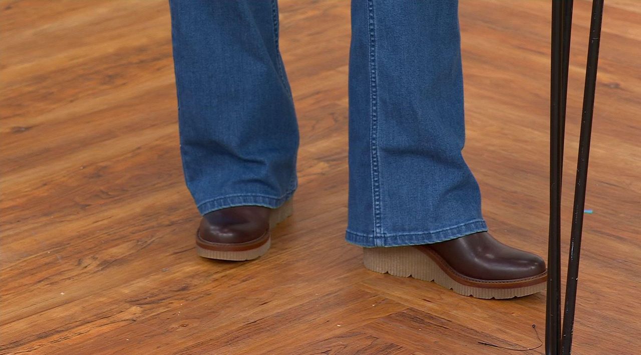 Miz Mooz Leather Wedge Boots - Averie - QVC.com