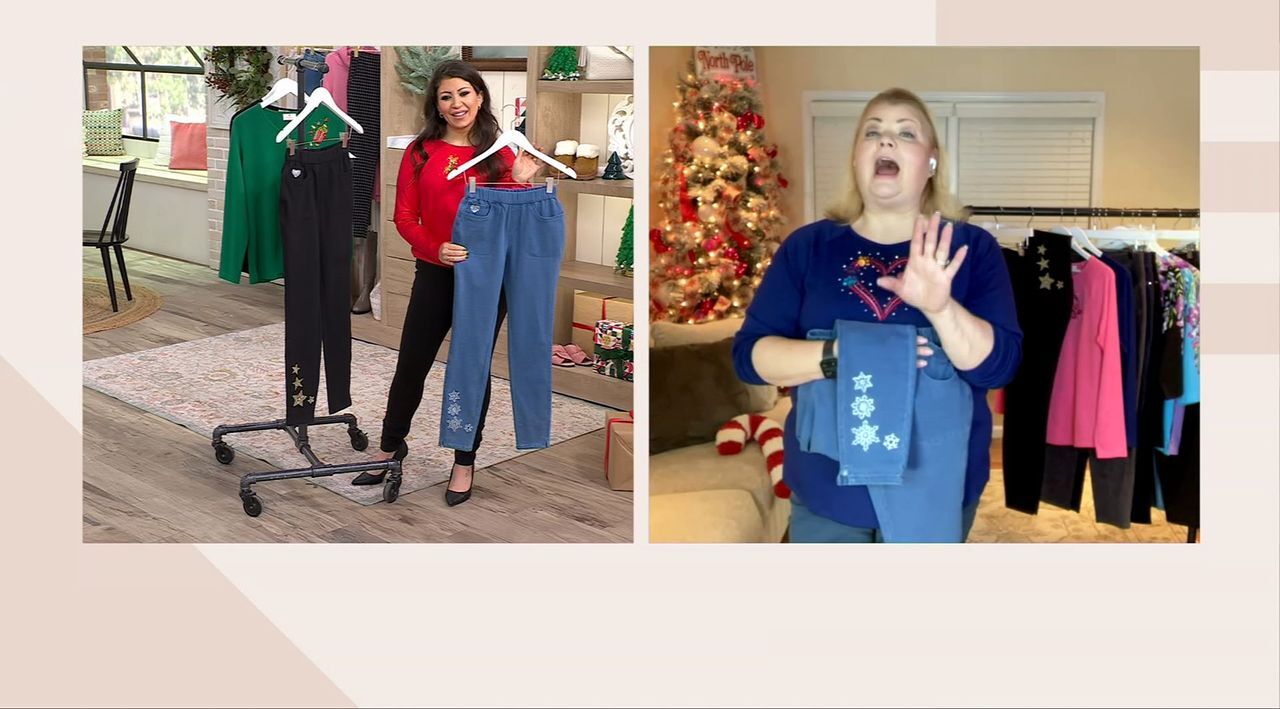 Qvc quacker factory leggings best sale