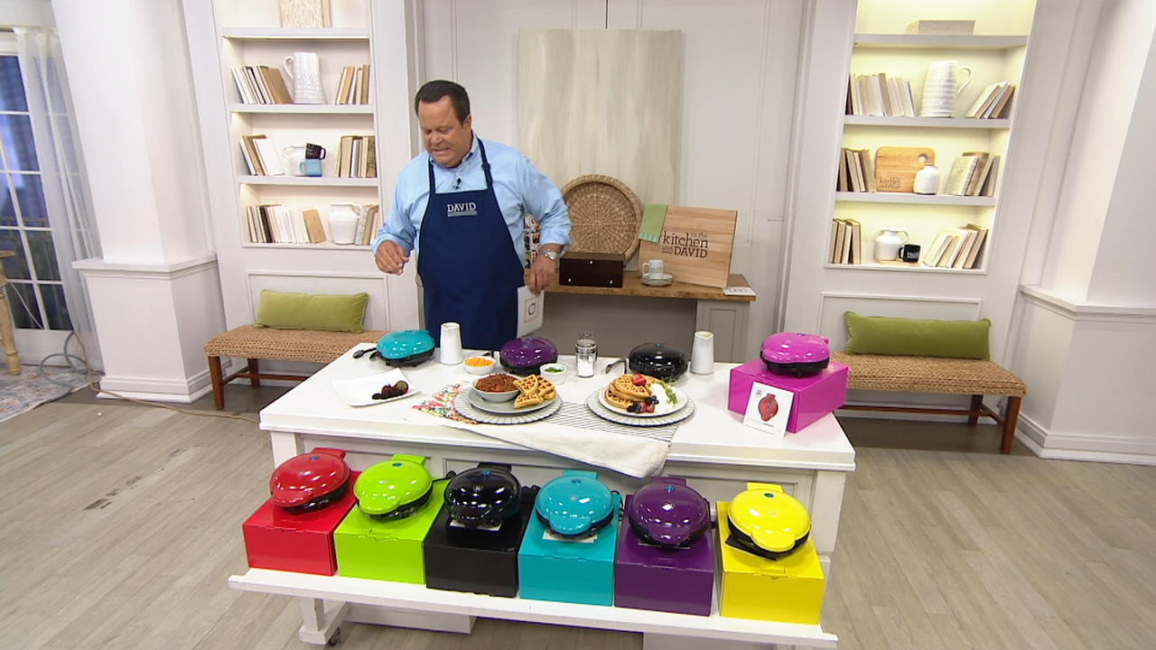 Yes Chef! Set of 3 Personal Waffle Makers w/ Gift Boxes on QVC
