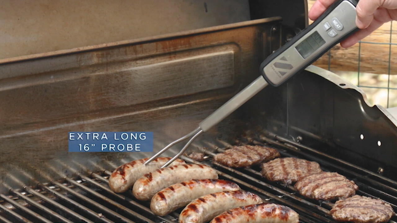 As IsGeoffrey Zakarian Barbecue Digital Fork Thermometer 