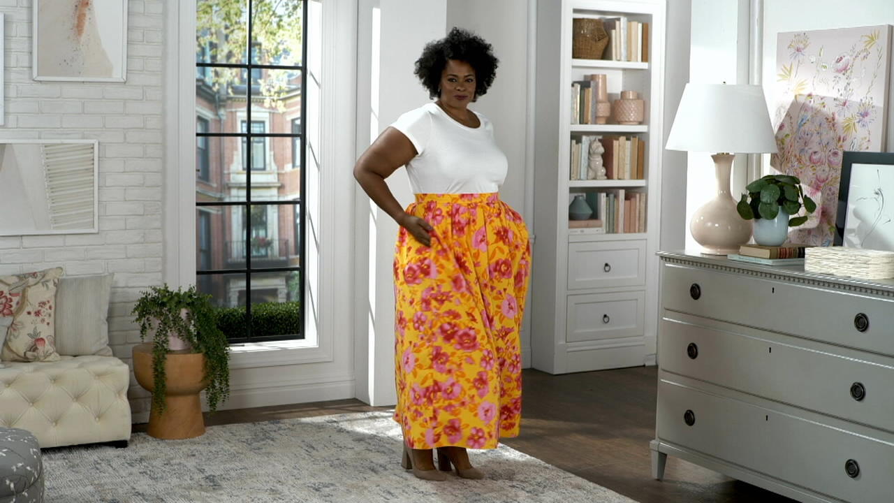 Isaac Mizrahi Live Always Isaac Ball Skirt QVC