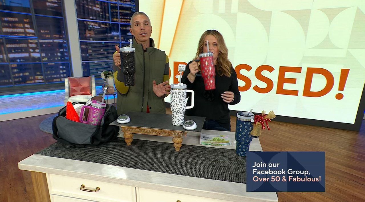 In the Kitchen with Mary 40-oz Tumbler w/ Straw and Adaptor - QVC.com