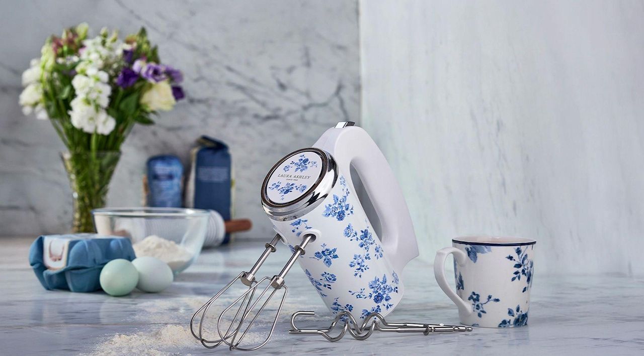 Laura Ashley 5-Speed Portable Hand Mixer & Storage Bag - QVC.com