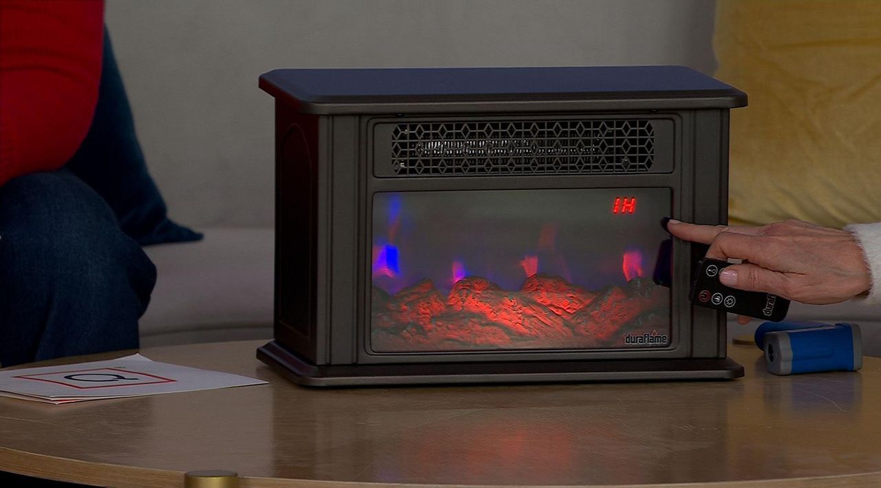Duraflame Tabletop Electric Fireplace w/ Flame Effect - QVC.com