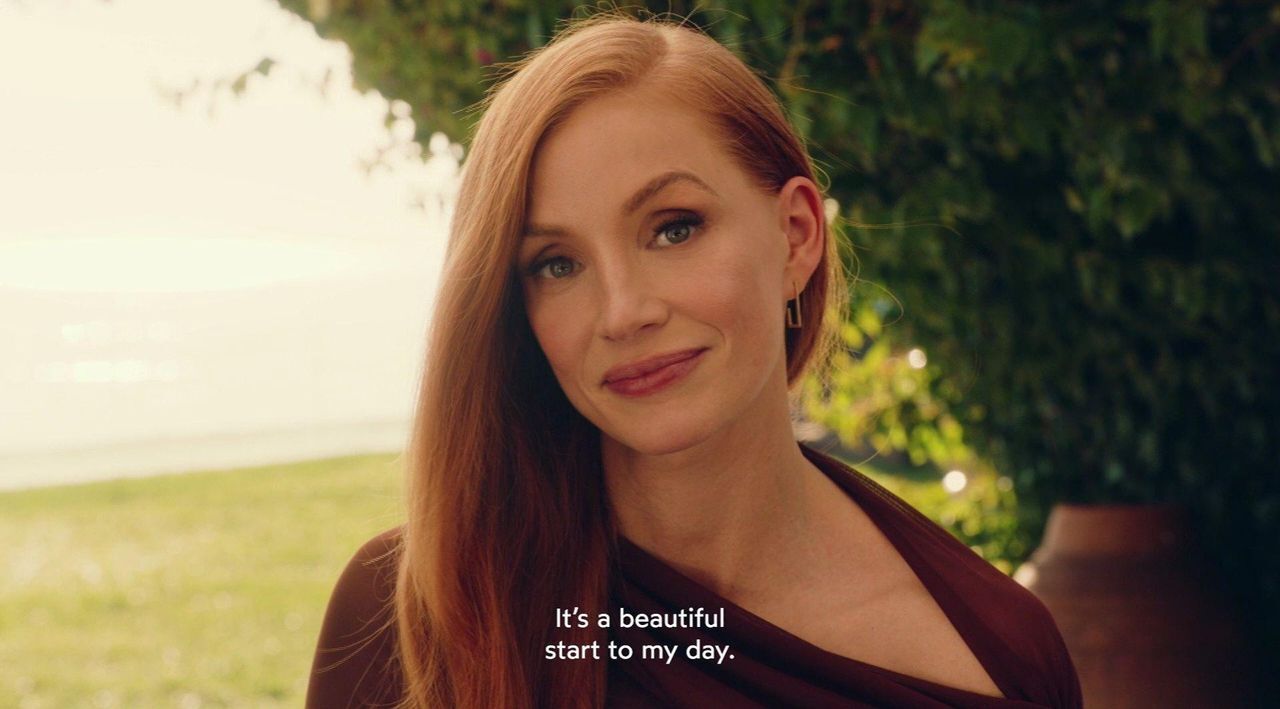 Jessica Chastain on Radiance Oil