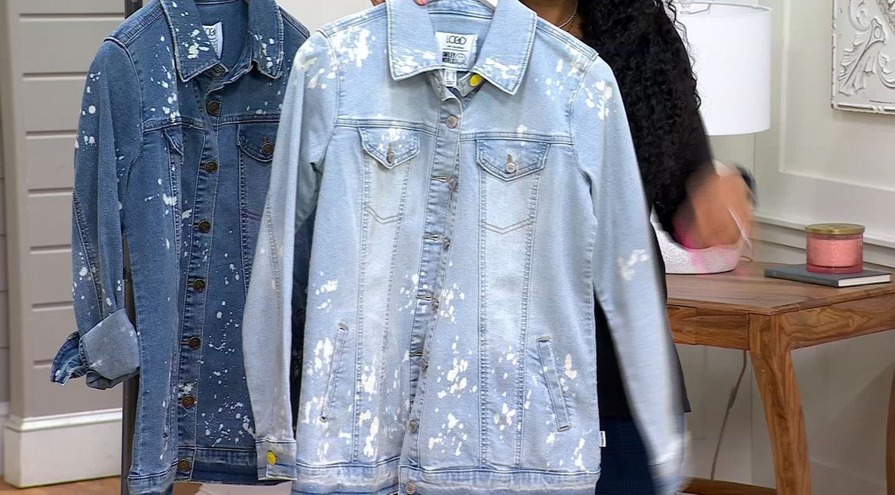 Goldstein Shadow Lori Goldstein Denim Jacket LOGO By Lori