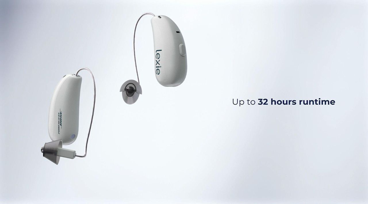 Lexie B3 OTC Hearing Aid with Powered by Bose Sound and Carry Case
