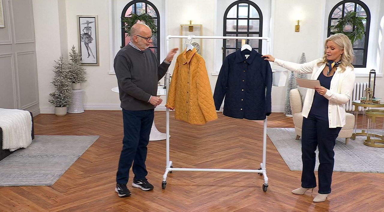Denim & Co. Heritage Quilted Faux Suede Jacket - QVC.com