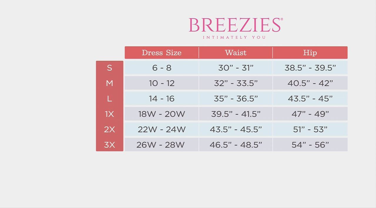 Breezies Tummy Smoothing Seamless 3/4 Cropped Leggings 