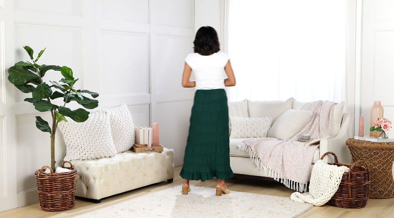 【I AM MARI】gret pin-tuck long skirt ロングスカート スカート / ロングスカート 通販 | HALLOW's web store