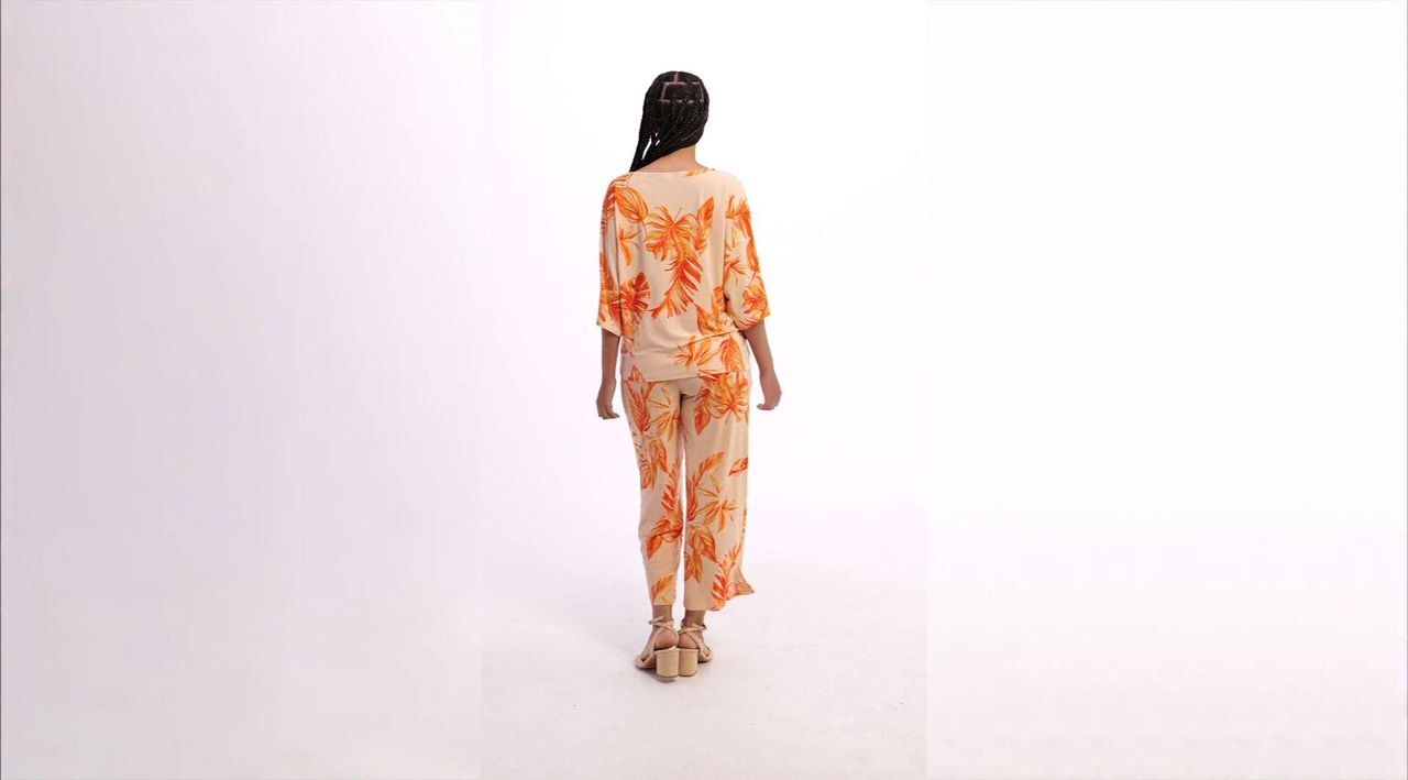 Attitudes by Renee Como Jersey Top and Bottom Set - QVC.com
