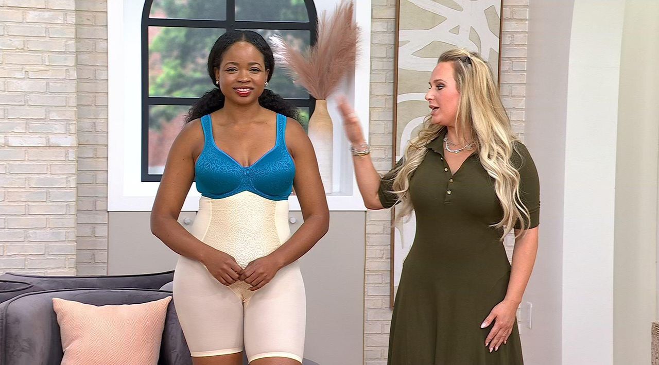Breezies Wild Rose Lace Seamless Support Bra - QVC.com