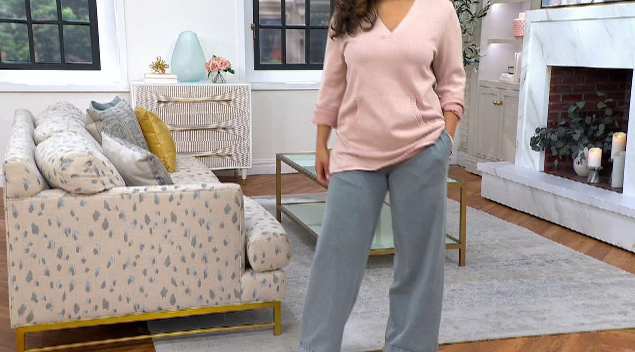口コミ・レビューで人気商品を探そう Barefoot Dreams 100% Cotton Regular Sunbleached Seamed Pant パンツ