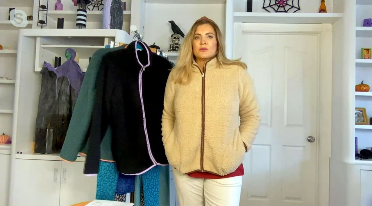 qvc teddy coat