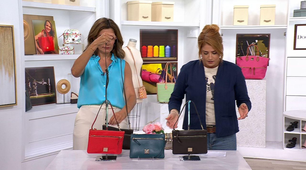 Dooney & Bourke Saffiano Leather Patsy Crossbody - QVC.com