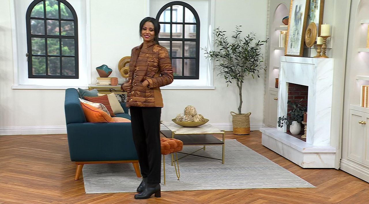Susan Graver Quilted Blazer Jacket In Prints & Solids - QVC.com