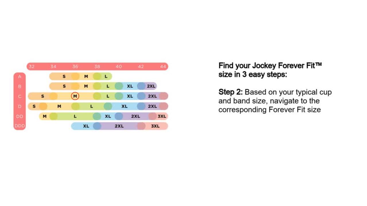 Jockey® Forever Fit™ Full Coverage Molded Cup Bra – JOCKEY EU