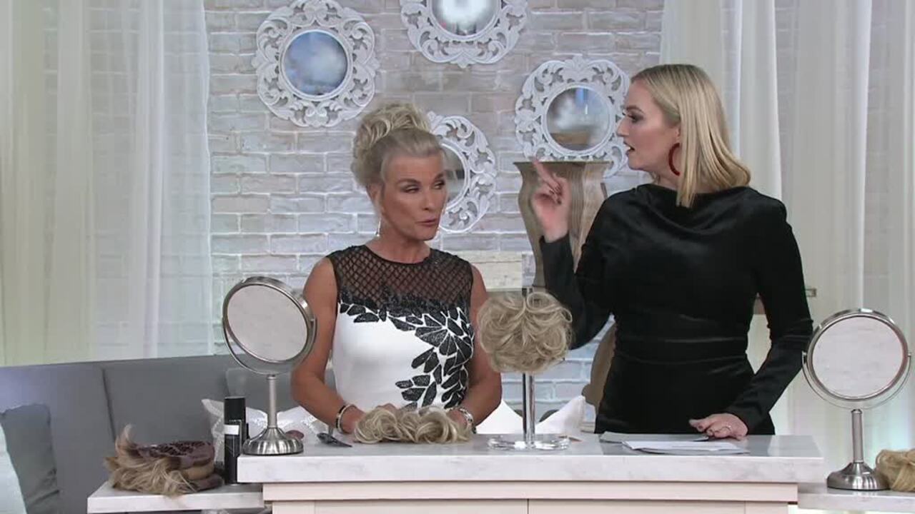 clip in hair pieces qvc