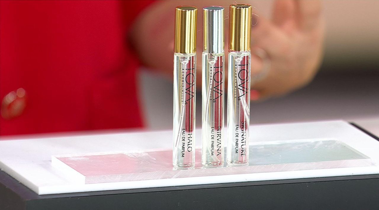 3Majesty&X.I.P. フレグランスセット TOVA 3-piece Eau De Parfum Pen Spray Travel Set - QVC.com