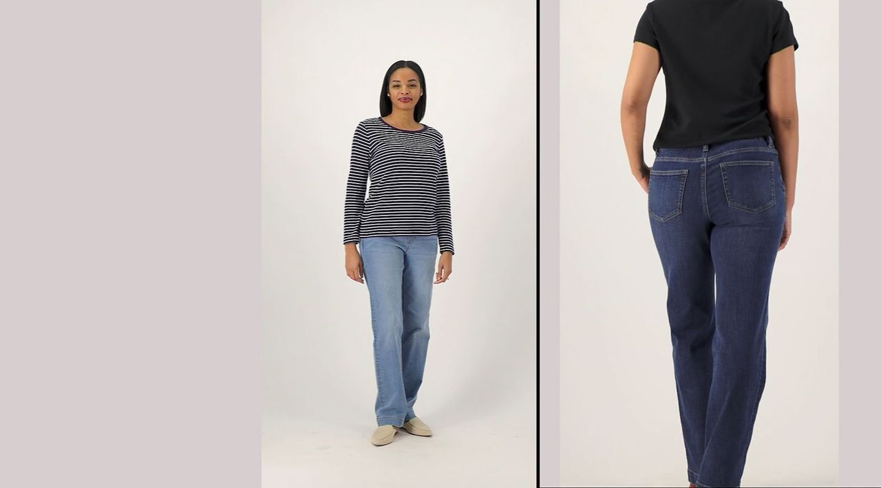 Petite Women's Medium Length Easy Fit Jean
