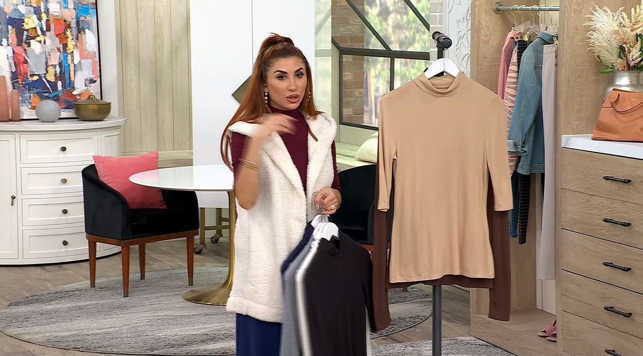 Studio Park x Courtney Khondabi Set of 2 Knit Tops - QVC.com