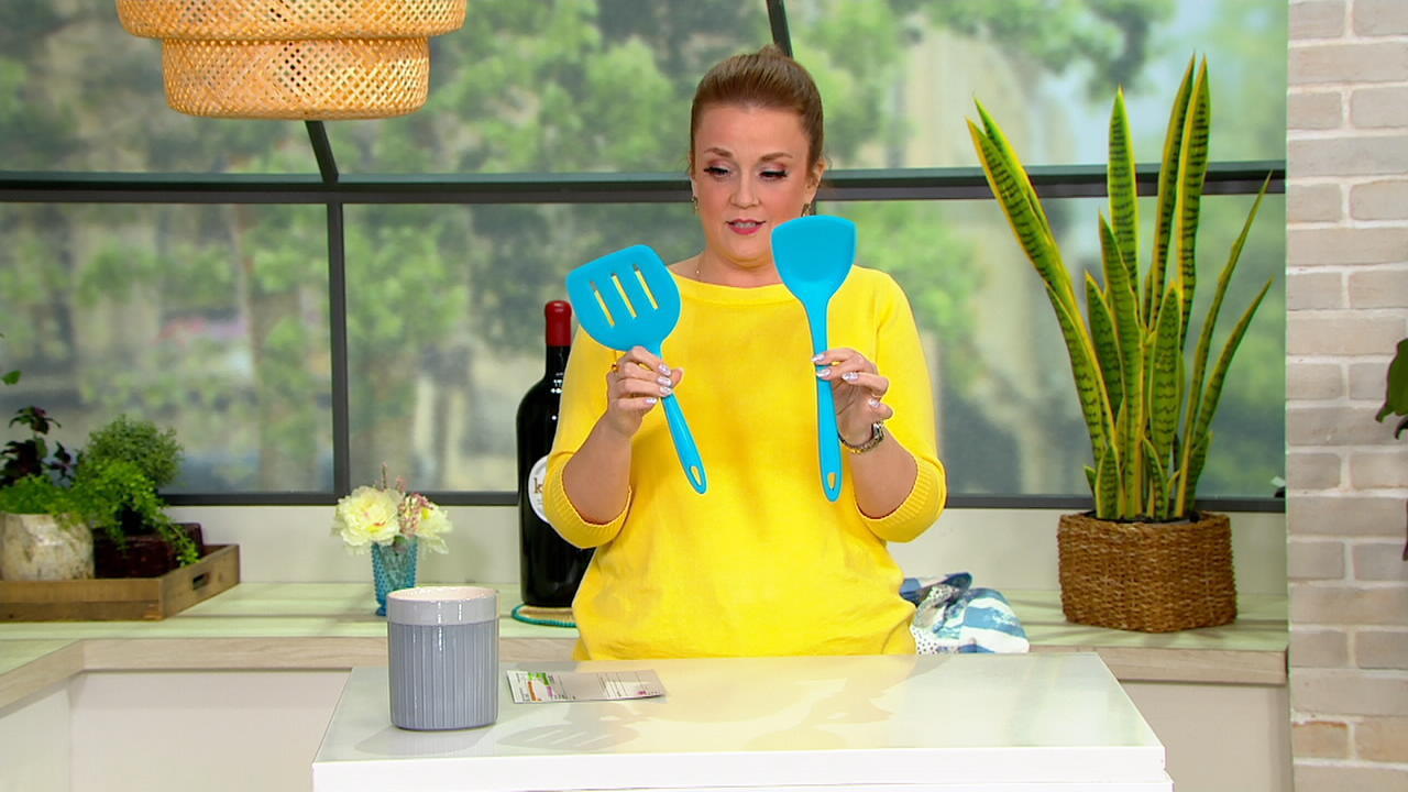 KOCHBLUME 2-Piece Silicone Spatula Set 