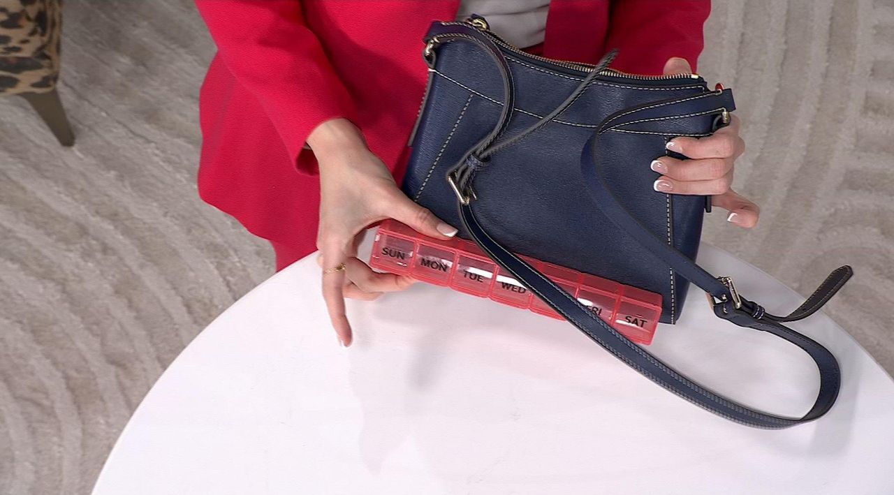 Dooney & Bourke Saffiano Leather Small Cassidy Crossbody - QVC.com