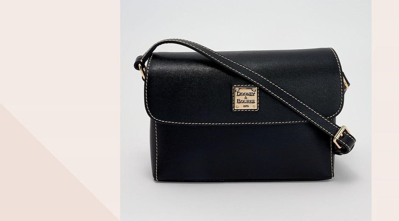 Dooney & Bourke Saffiano Leather Rena Flap Crossbody