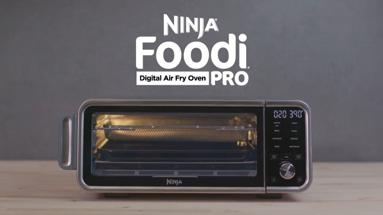 Ninja Foodi XL 10-in-1 Flip Digital Air Fry Smart Oven Pro w/ Rack & Probe