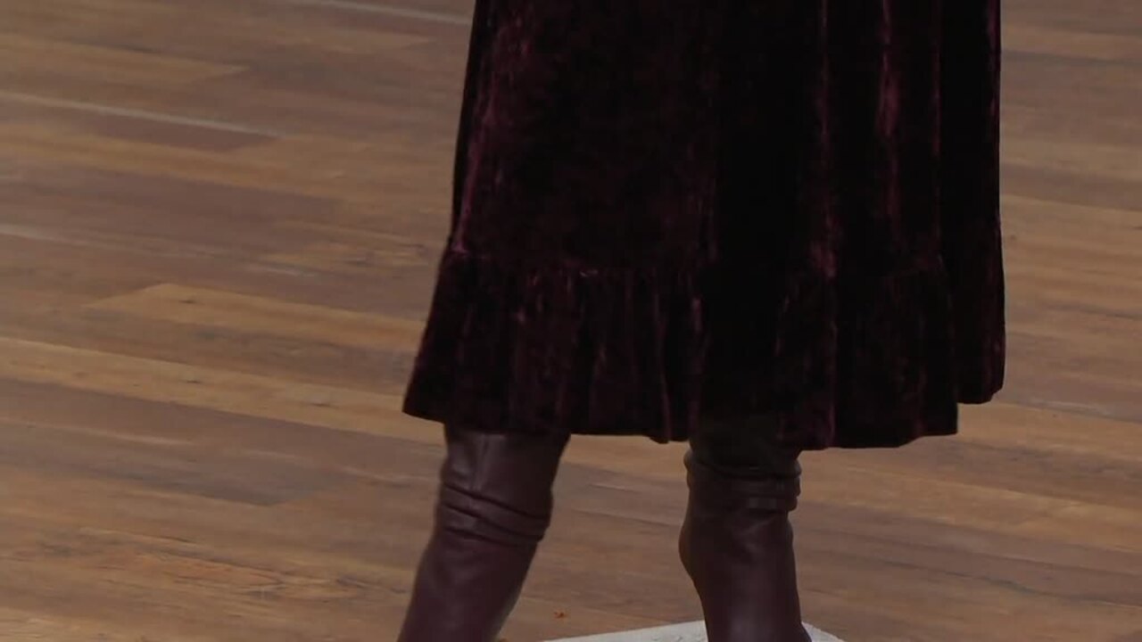 black velvet skirt qvc