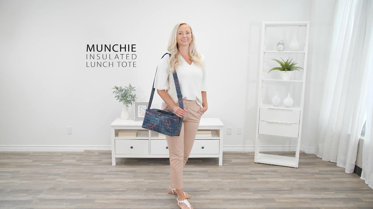 The Munchie Bag - Insulated Lunch Bag with Strap