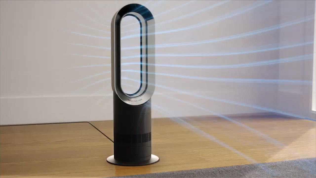 Dyson AM09 Hot & Cool Bladeless Fan & Heater with Jet Focus - QVC.com