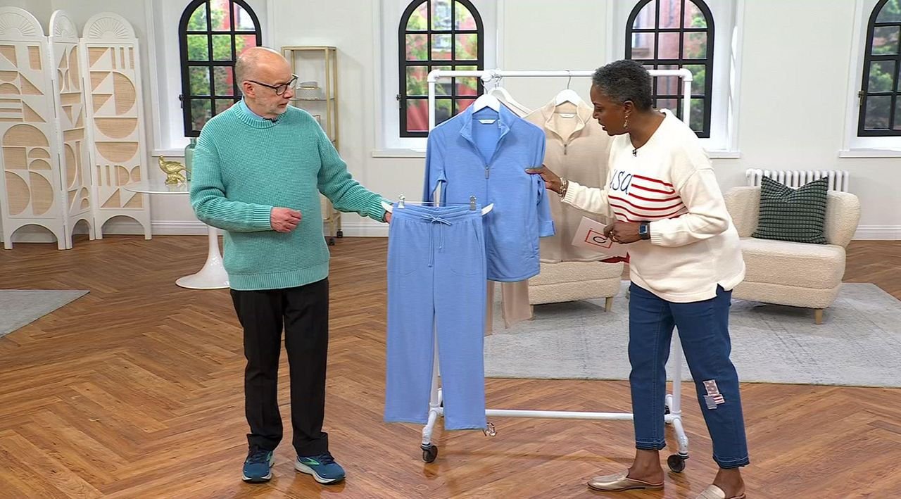 Denim & Co. Active Soft Blend Knit Zip Front Jacket - QVC.com