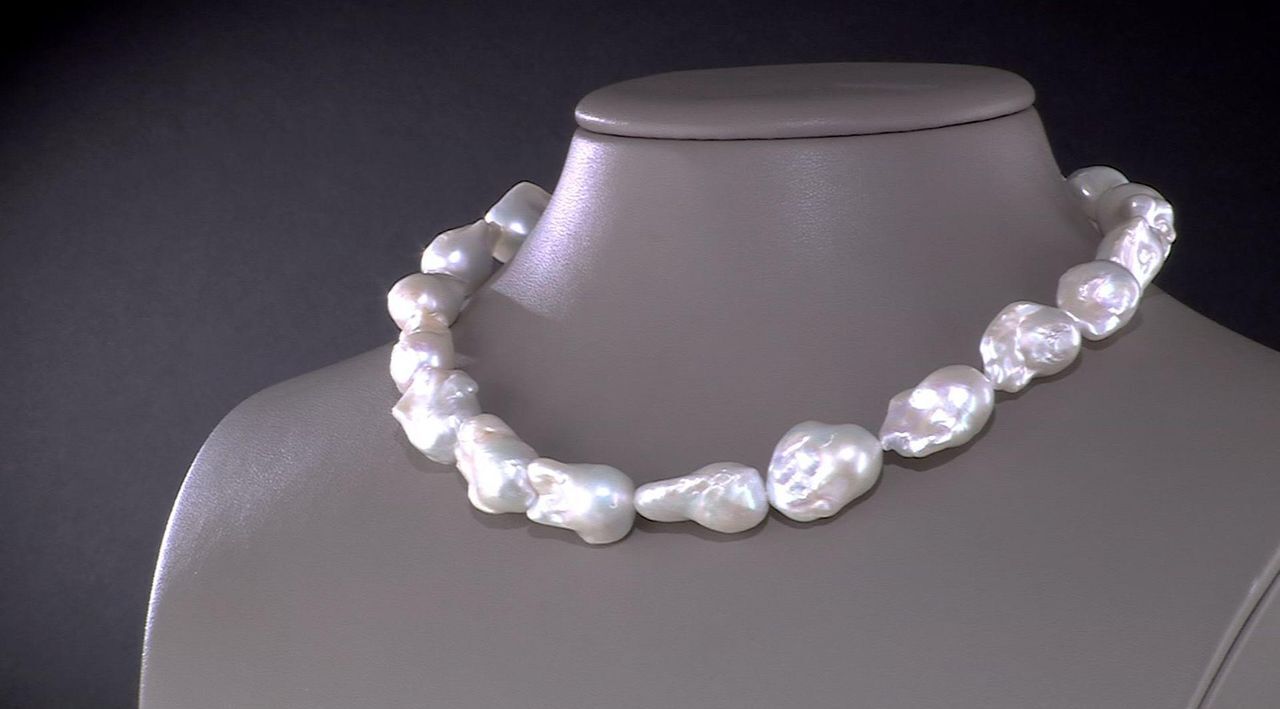 Honora Sterling Silver Baroque Pearl 18